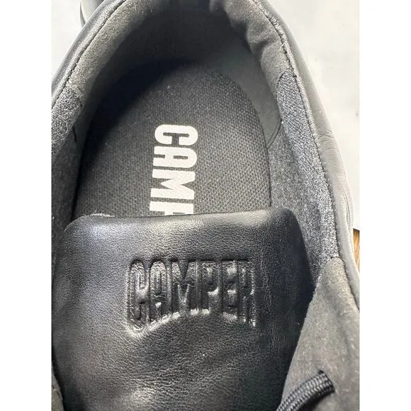 Camper Men's Chasis Sport Basket Lace Up Sneakers Shoes Black Size US 10 / EU 43