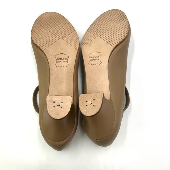 Capezio Big Girl's Jr. Footlight Style # 550 Caramel Character Dance Shoes 4.5