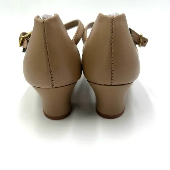 Capezio Big Girl's Jr. Footlight Style # 550 Caramel Character Dance Shoes 4.5