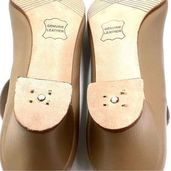 Capezio Big Girl's Jr. Footlight Style # 550 Caramel Character Dance Shoes 4.5