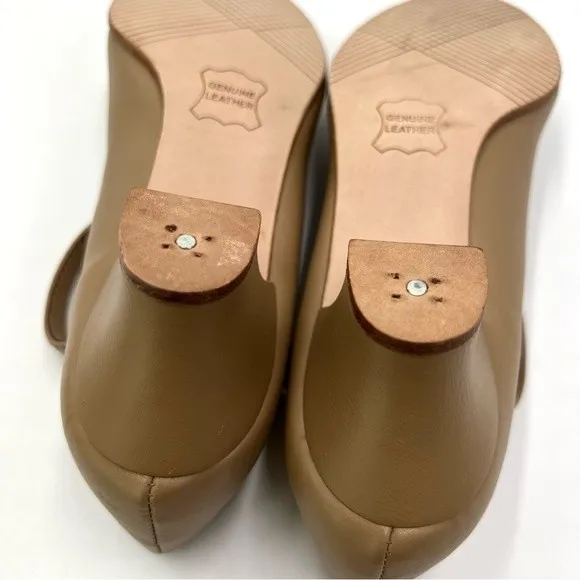 Capezio Jr. Footlight 550 550X Caramel Character Dance Shoes Big Girls Kids 3