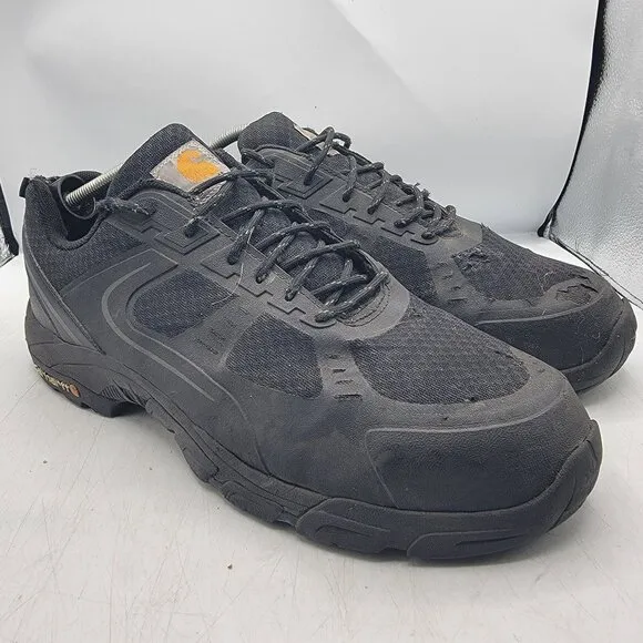 Carhartt Lightweight Mens 15 Black Low Work Hiker Steel Toe Work Shoes