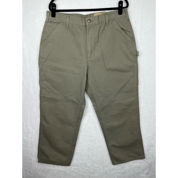 CARHARTT Original Fit Washed Duck Dungaree B11DES Size 38x30