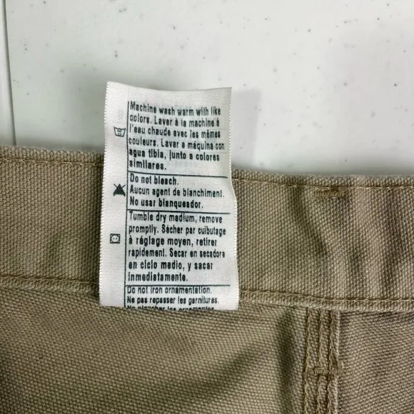 CARHARTT Original Fit Washed Duck Dungaree B11DES Size 38x30