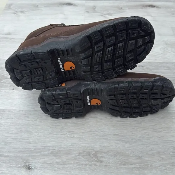 CARHARTT RUGGED FLEX® 6&quot; STEEL TOE WORK BOOT SIZE 10 BROWN NEW WITHOUT BOX