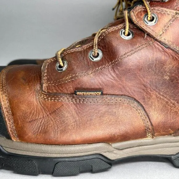 Carhartt Men's Size 12 Ground Force Waterproof 6&quot; Composite Toe Work Boots