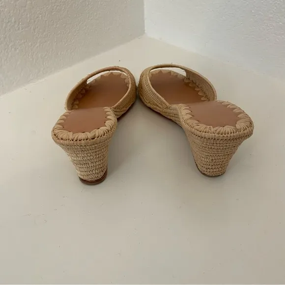 Carrie Forbes Nador Raffia Wedge Sandals