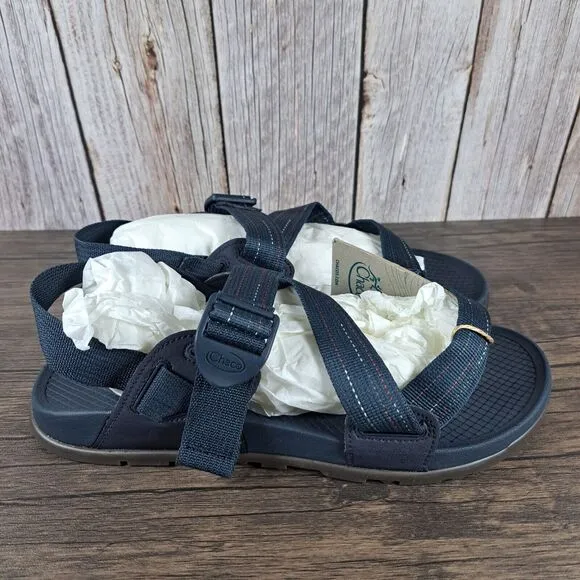 Chaco Lowdown Strappy Active Sandals Men's Sz 8 Navy JCH107273 (WornBriefly)