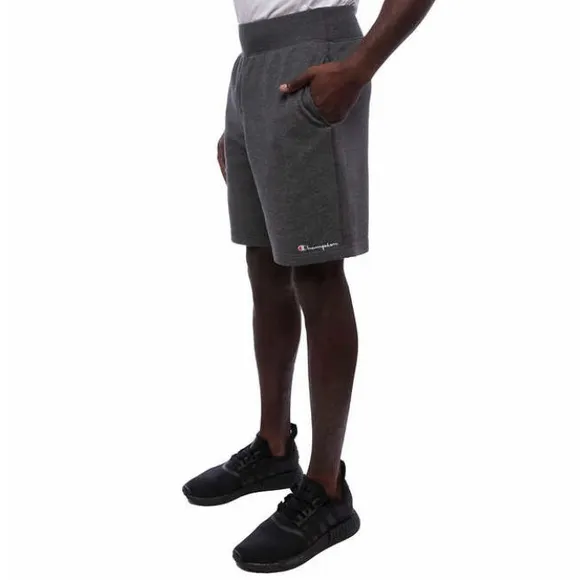 Champion Men’s French Terry Short, 2-Pack, Blu&amp;Gry