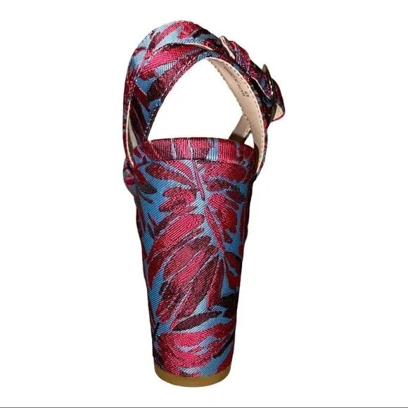 Charles David Judy Platform Wedge Floral Sandals