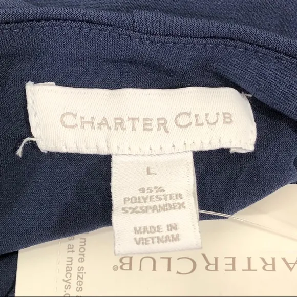 Charter Club Modern Chic Crossover Dress L