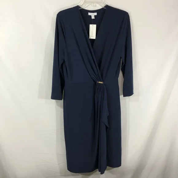 Charter Club Modern Chic Crossover Dress L
