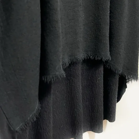 Chiara Cocol Milano Stylish comfort charcoal &amp; yellow knit modern tunic dress