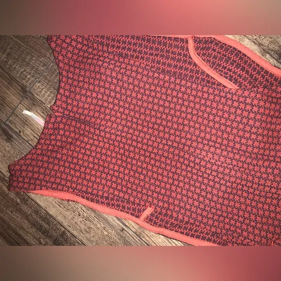 Chic Red plaid Free People Mod Mini Romper in Red / belt loops Spring revolve