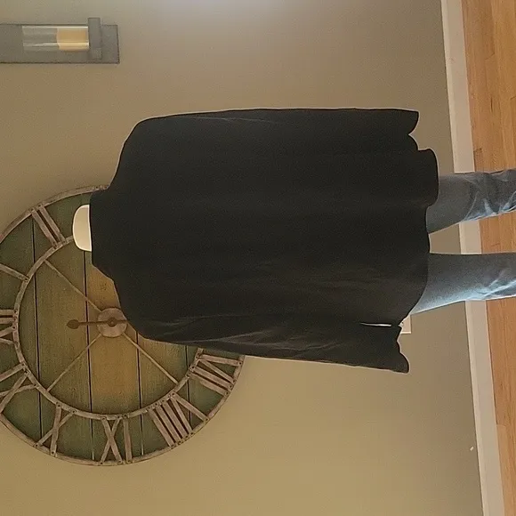 Chico's Classic Ponte Knit Black Blazer