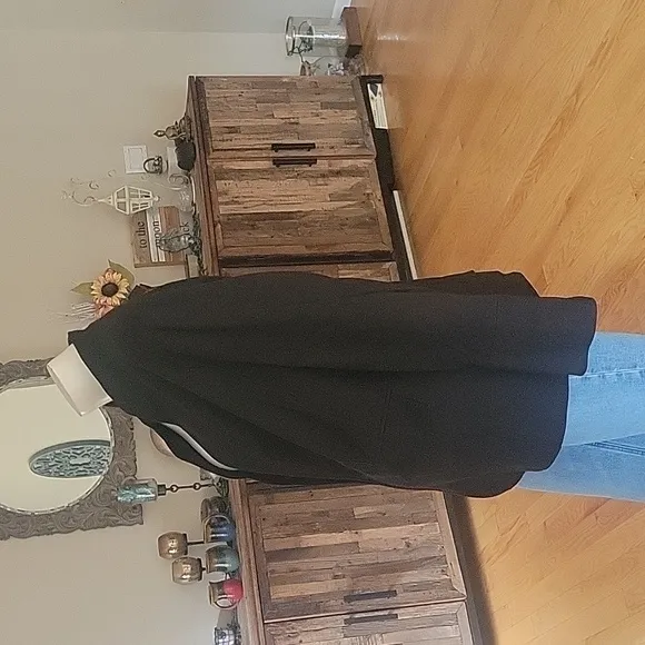 Chico's Classic Ponte Knit Black Blazer