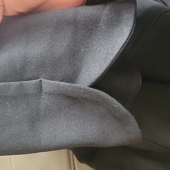 Chico's Classic Ponte Knit Black Blazer