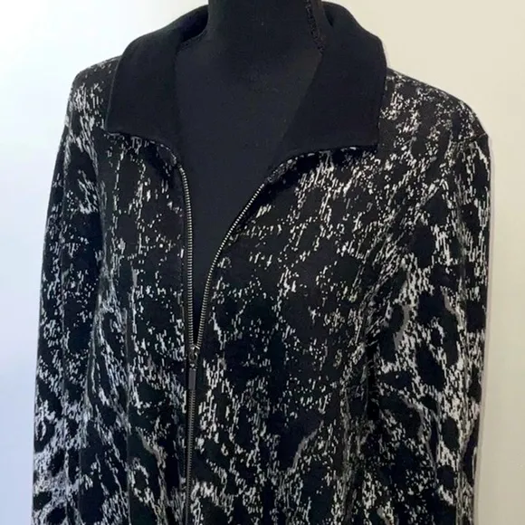 Chico’s Double Zip Sweater