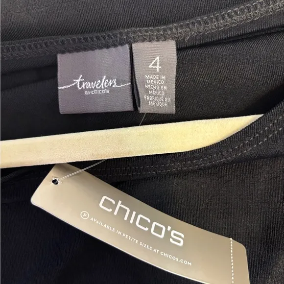 Chico’s Travelers Classic Black Dress Size XXL Chico’s 4