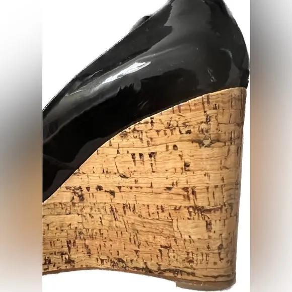Christian Louboutin Platform Heel Sandals Peep Toe Red Bottom size 38.5