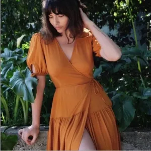 Christy Dawn Augusta Wrap Dress Gauze