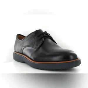 Clarks Ernest Limit Black Leather Oxford Shoes Size 12