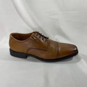 Clarks Men’s Tilden Cap Toe Leather Dress Shoes. Brown. Size 11 WIDE EUC