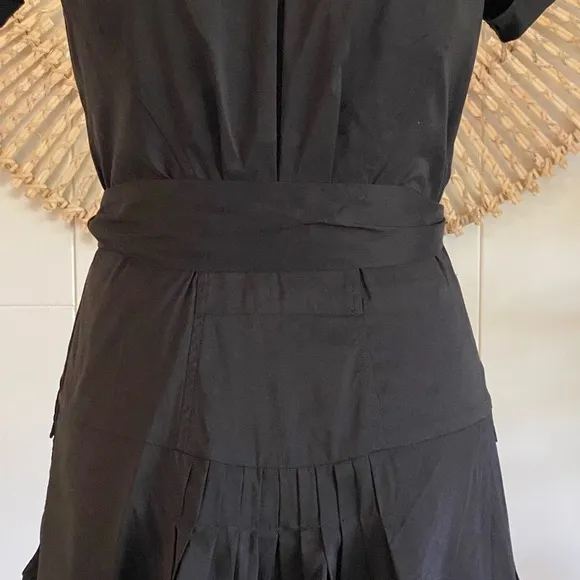 Classic black Diane Von Furstenburg&quot;Kitty&quot; dress wrap dress size 6