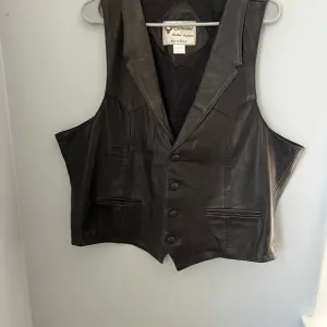 Classic Black Tailored V-Neck Vest