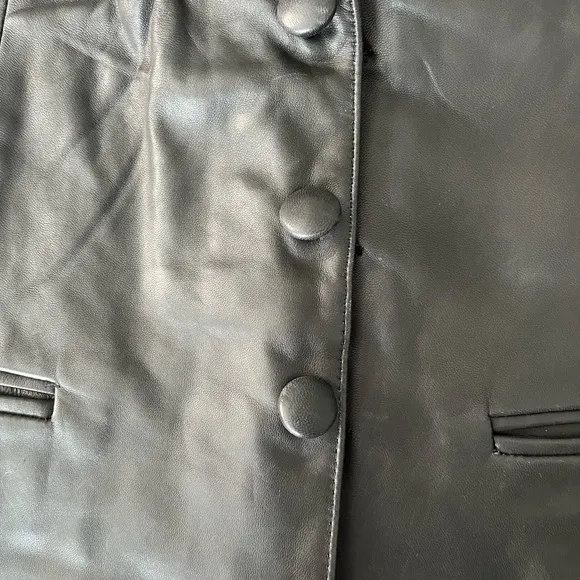 Classic Black Tailored V-Neck Vest