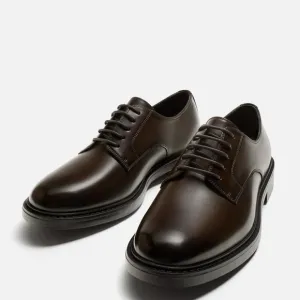Classic Brown Men's Dress Shoes