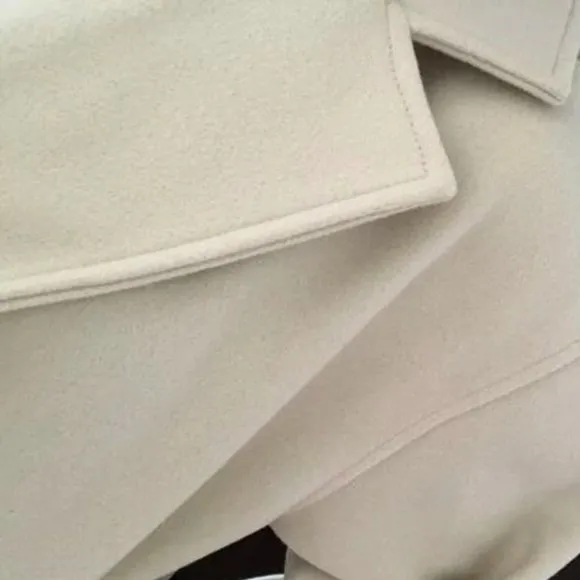 Classic Double Breasted Pea Overcoat jacket fall/winter - beige