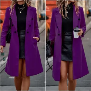 Classic Double Breasted Pocket jacket Coat