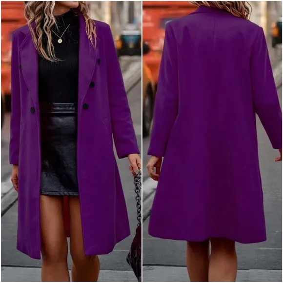 Classic Double Breasted Pocket jacket Coat