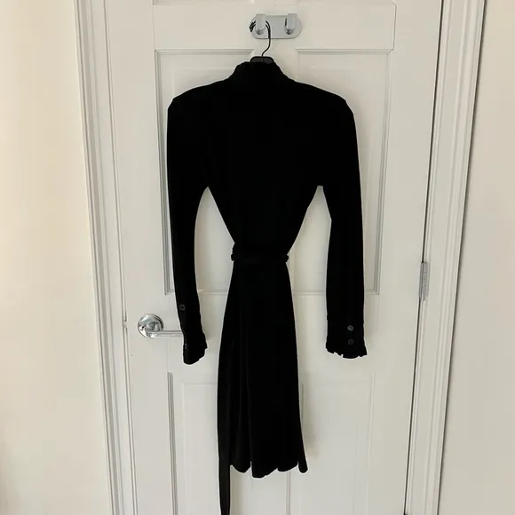 Classic DvF wool Volante wrap dress