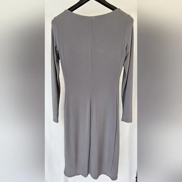 Classic Gray Long Sleeve Ralph Lauren Dress