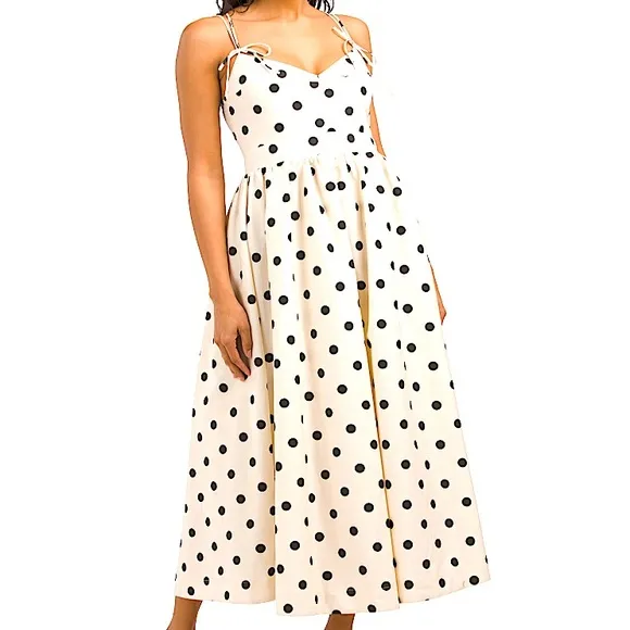 Classic polka dress - NWT, size M
