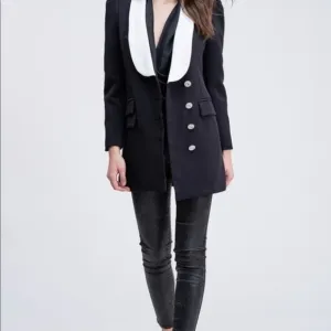 Classic Two-Tone Blazer