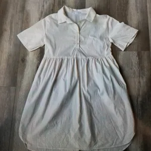 Classic White Kids Casual Dress