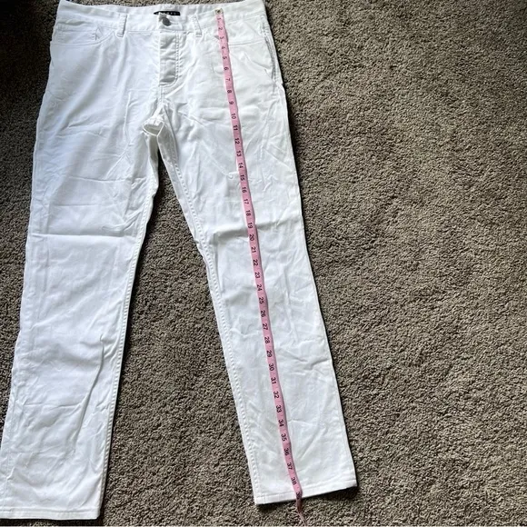 Classic White Theory Dress Pants