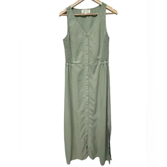 Cloth &amp; Stone Matcha Maxi Dress, size M