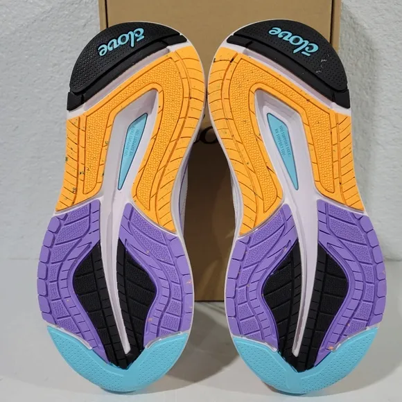Clove SuperCush Nursing Shoes in Cool Grey And Tangerine