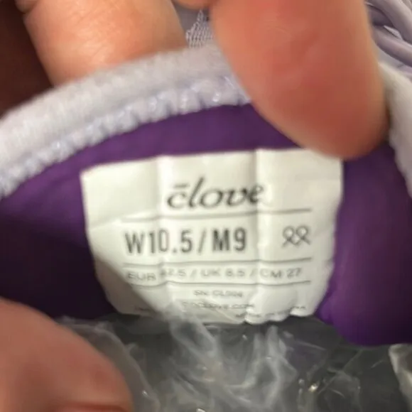 Clove Women's Lavender Classic Sneakers- Size 10.5