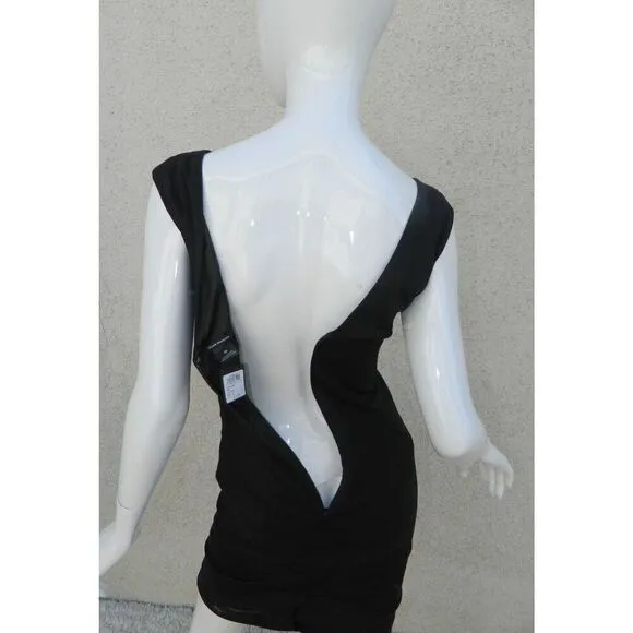 Club Monaco Dress Size 00 Black LBD Classic Wardrobe Staple