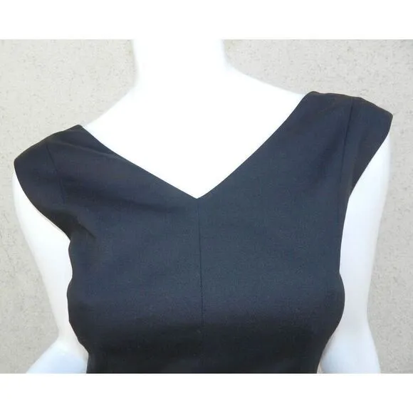Club Monaco Dress Size 00 Black LBD Classic Wardrobe Staple