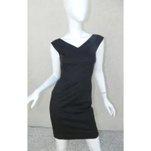 Club Monaco Dress Size 00 Black LBD Classic Wardrobe Staple