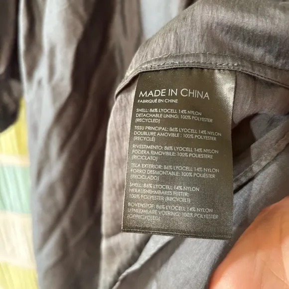 Club Monaco Easy Midi Tiered Dress Charcoal Gray Sz 8
