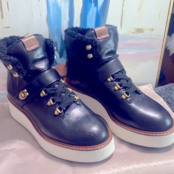 COACH ANKLE BOOTS NEW 🔥💃🏻