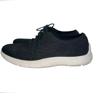 COACH Men’s Black Lightweight Knit Derby Runner Sneakers Laced Shoes- Size 8