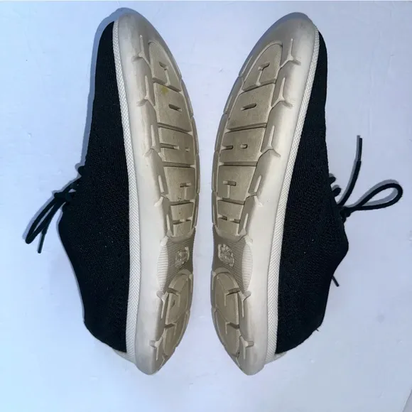 COACH Men’s Black Lightweight Knit Derby Runner Sneakers Laced Shoes- Size 8